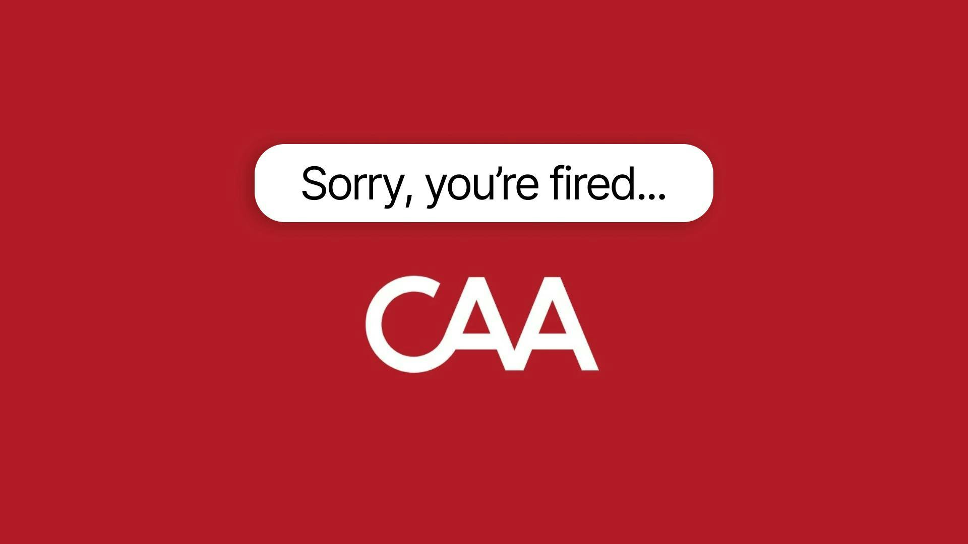 CAA Announces Layoffs