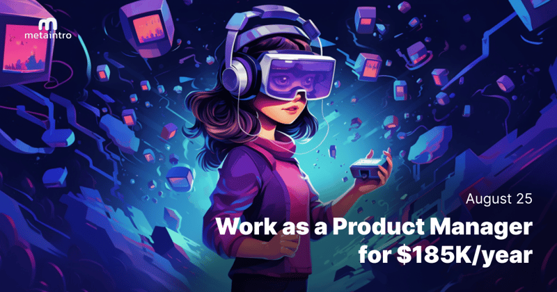 🫰 Work as a Product Manager for $185K/year