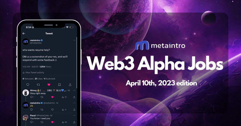 ☕ Ready To Work in Web3?