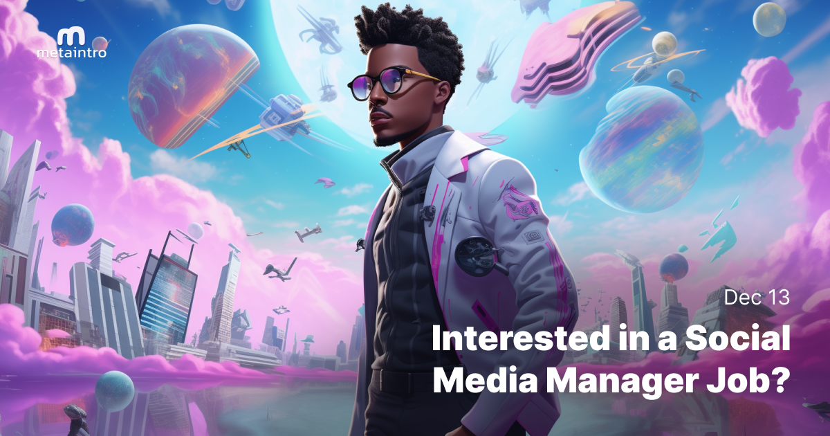 🫰 Interested in a Community Manager Job?
