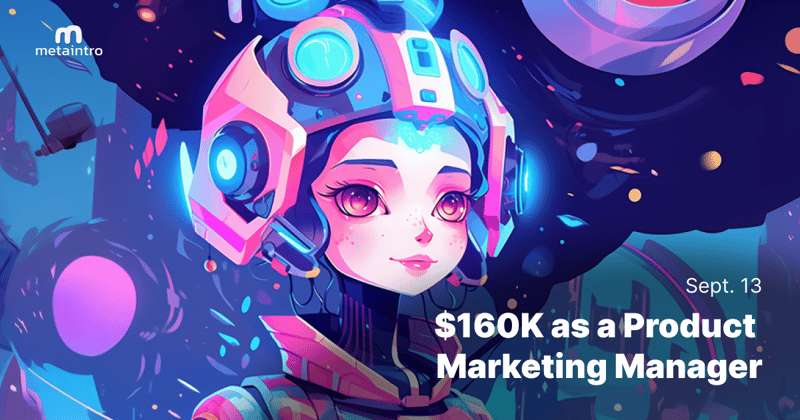 🫰 160K as a Product Marketing Manager